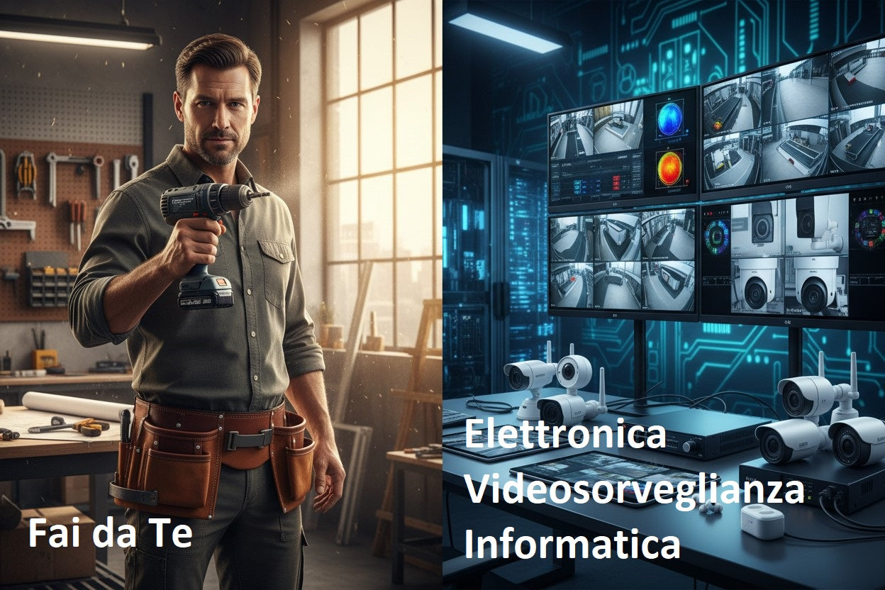 Fai da te ,  Elettronica  Videosorveglianza  Informatica