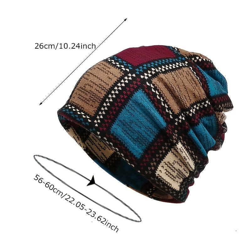 Berretto Slouchy Vintage Antivento - Cappello Boho Autunno Inverno