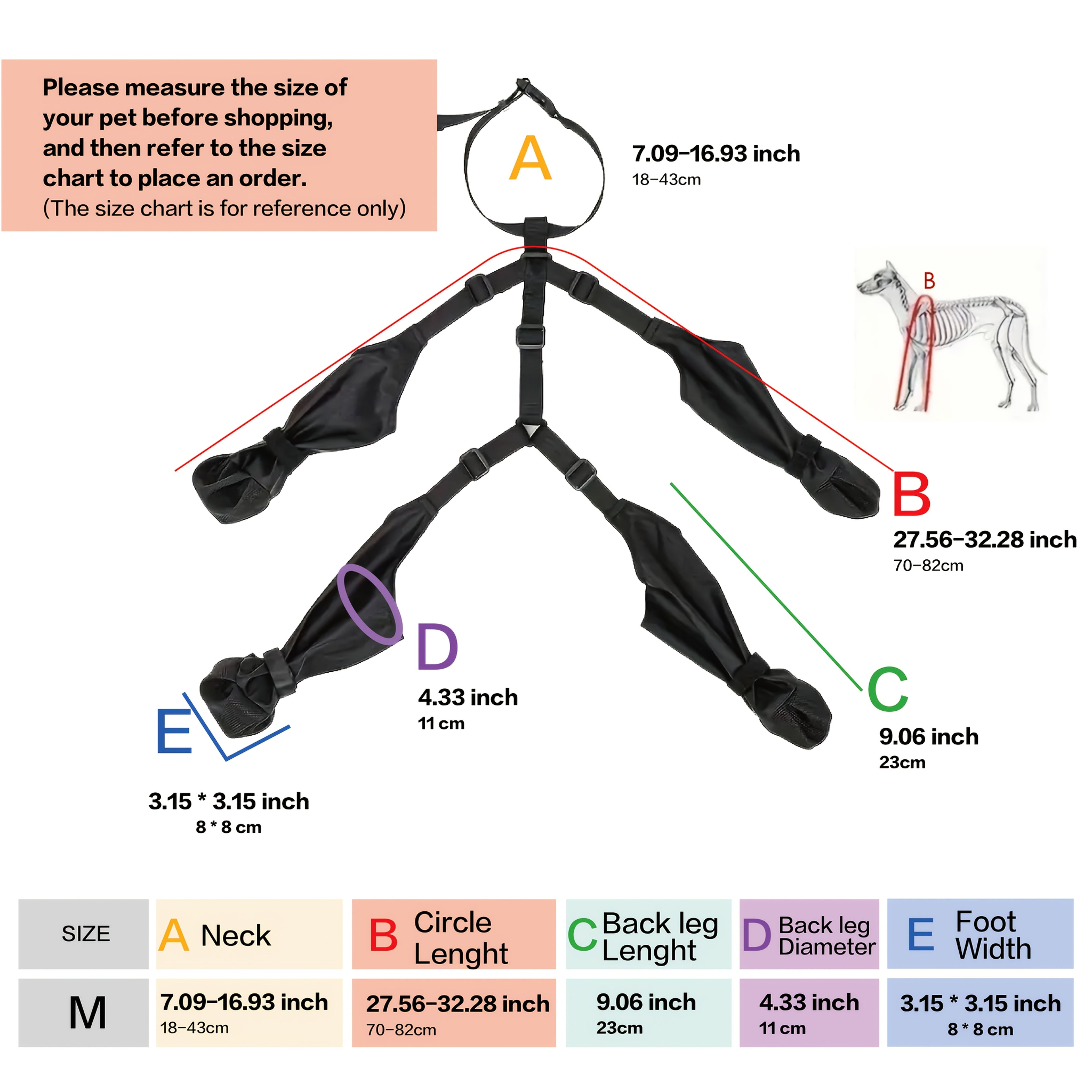 Scarpette Impermeabili per Cani con Cinghie Regolabili - Scarpe 4 Stagioni Antiscivolo Fodera Calda Riflettenti Lavabili Poliestere per Tutte le Taglie
