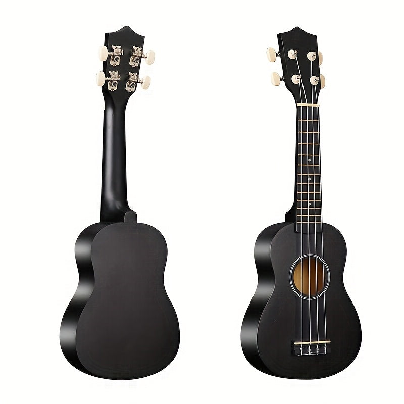 Ukulele Professionale 53,34 cm con Zaino, Tracolla, Corde e Panno - 3 Plettri Inclusi