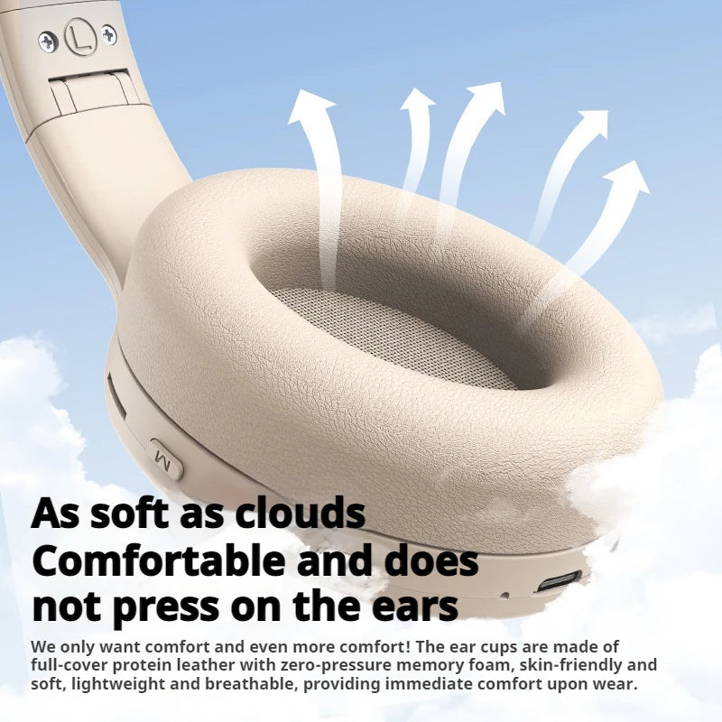 Cuffie Bluetooth TH30 HiFi Bassi Potenti - Riduzione Rumore, Sport Gaming, Microfono HD, TF/AUX