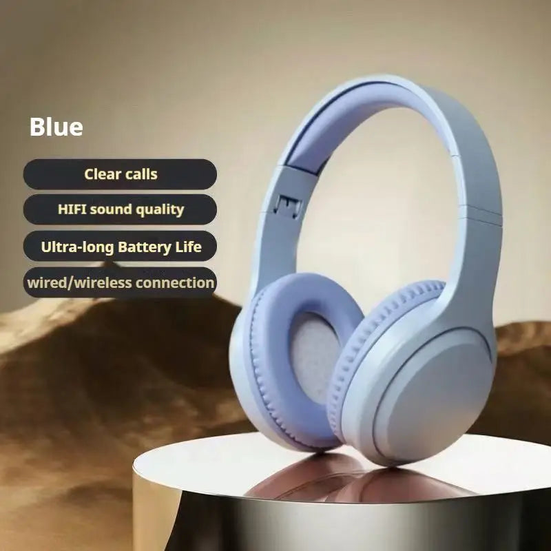 Cuffie Bluetooth TH30 HiFi Bassi Potenti - Riduzione Rumore, Sport Gaming, Microfono HD, TF/AUX