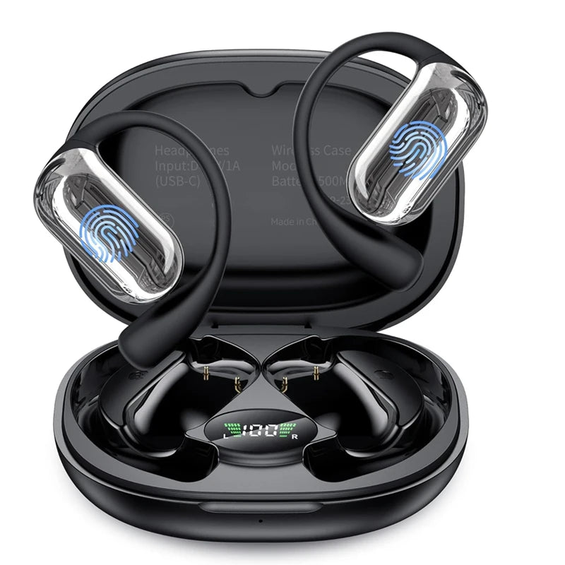 Auricolari Traduttore UYUXIO AI - Traduzione Tempo Reale 144 Lingue, OWS 3 in 1, Bluetooth Business