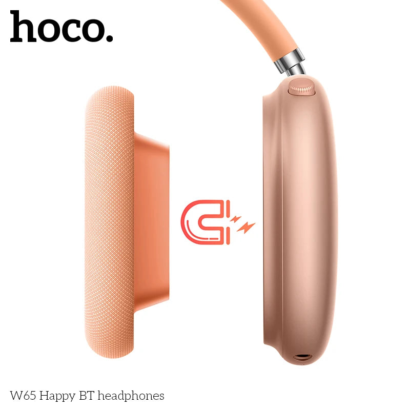 Cuffie Bluetooth HOCO W65 5.4 Over-Ear - HiFi Audio, Sport Gaming, Microfono, 45h Autonomia