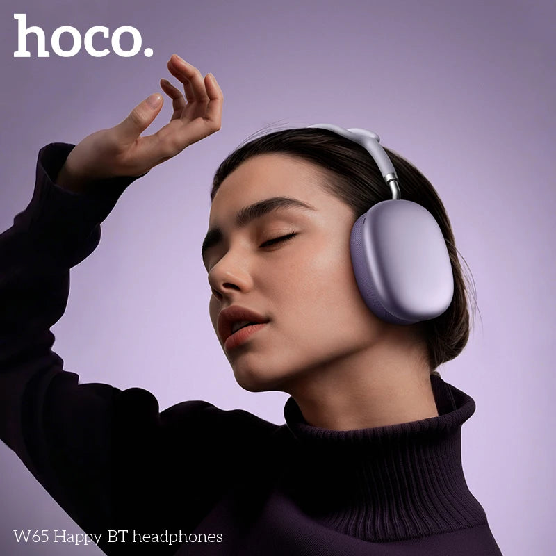 Cuffie Bluetooth HOCO W65 5.4 Over-Ear - HiFi Audio, Sport Gaming, Microfono, 45h Autonomia
