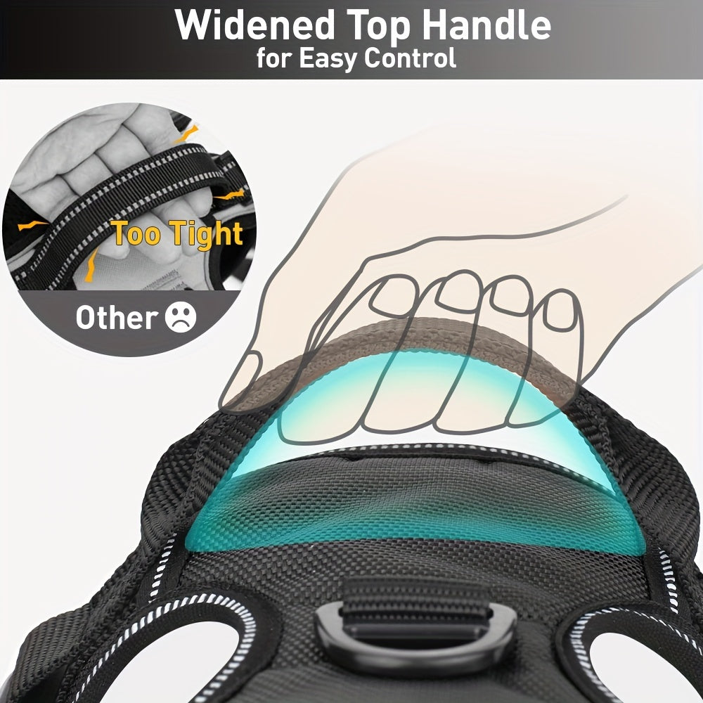 Pettorina Anti-Tiro per Cani con Guinzaglio - JOYTALE - Taglia Media/Grande