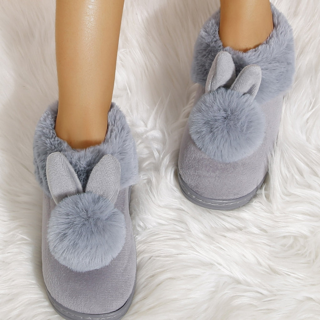 Pantofole Donna Peluche Coniglietto - Ciabatte Casa Eleganti