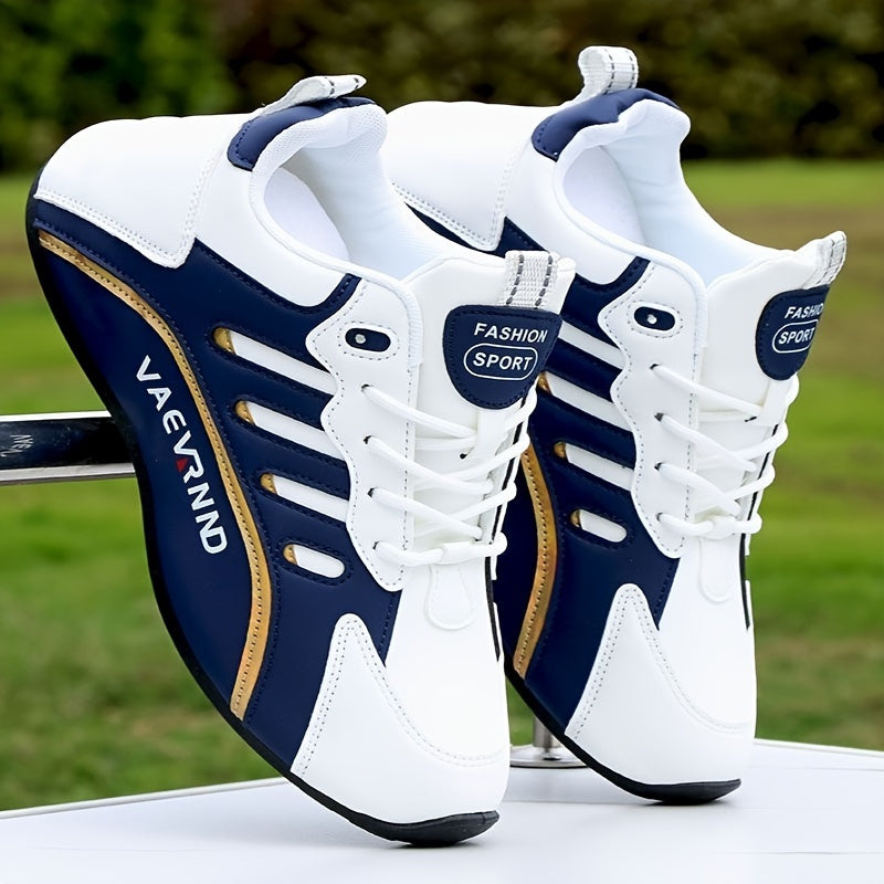 Sneakers Casual Basse Uomo & Donna - Scarpe in Tessuto Traspirante con Lacci, Colorazione Bianca e Nera con Accenti Verdi - Calzature Versatili per Tutte le Stagioni, Stile Sportivo e Moderno