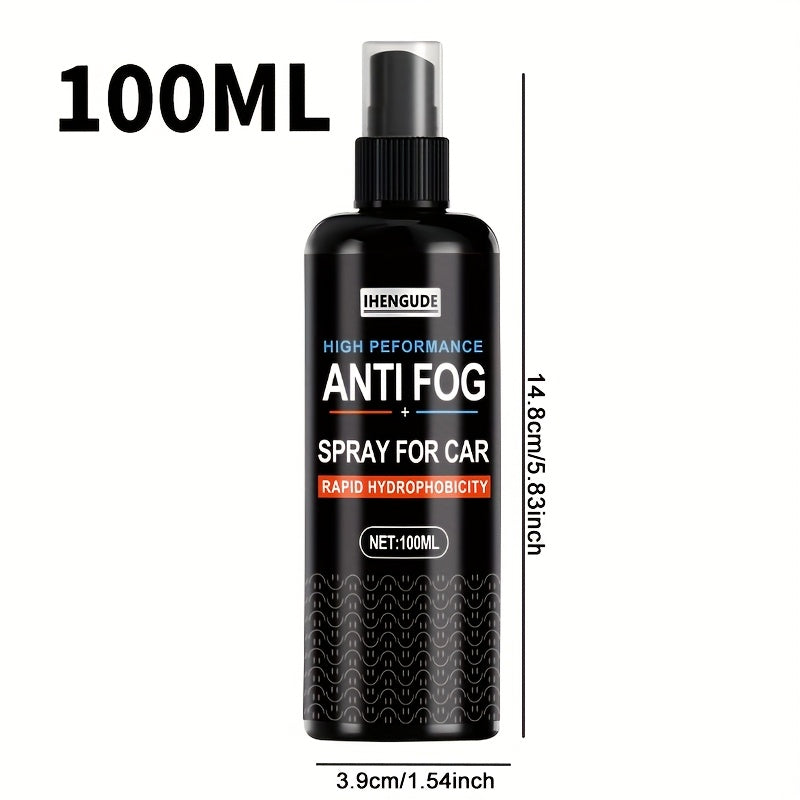 pray Anti-Appannamento a Lunga Durata, Liquido in Poliestere, Sbrinatore Facile da Usare per Parabrezza e Finestrini Interni per Vetri Auto, Caschi, Specchi e Superfici Riflettenti