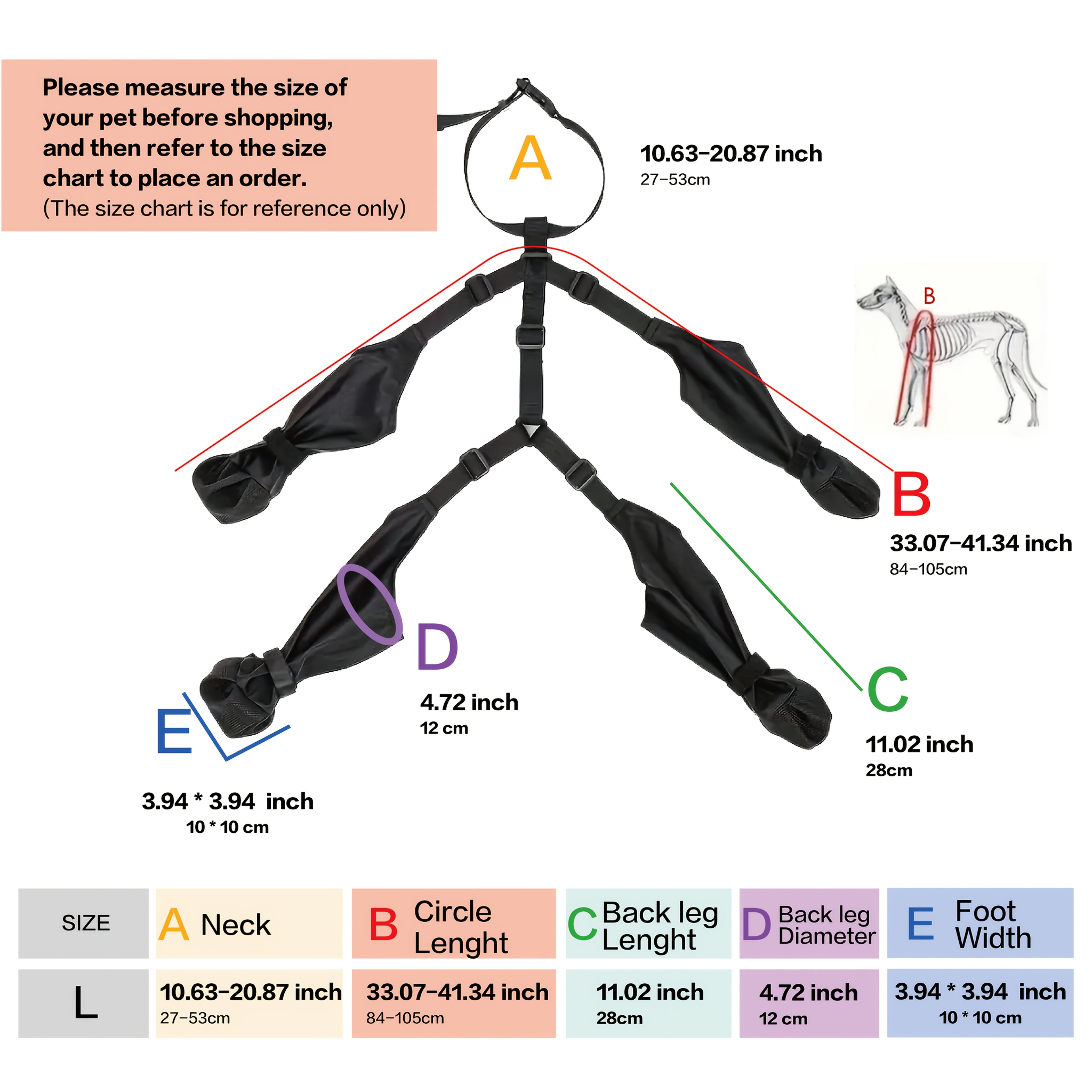 Scarpette Impermeabili per Cani con Cinghie Regolabili - Scarpe 4 Stagioni Antiscivolo Fodera Calda Riflettenti Lavabili Poliestere per Tutte le Taglie