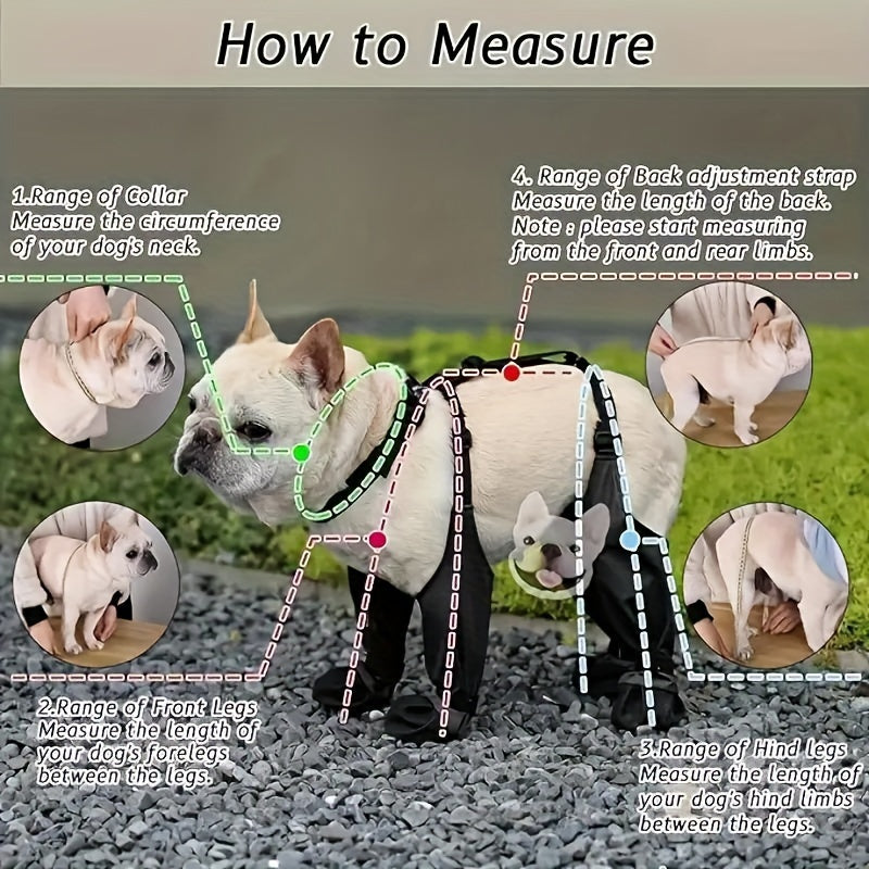 Scarpette Impermeabili per Cani con Cinghie Regolabili - Scarpe 4 Stagioni Antiscivolo Fodera Calda Riflettenti Lavabili Poliestere per Tutte le Taglie