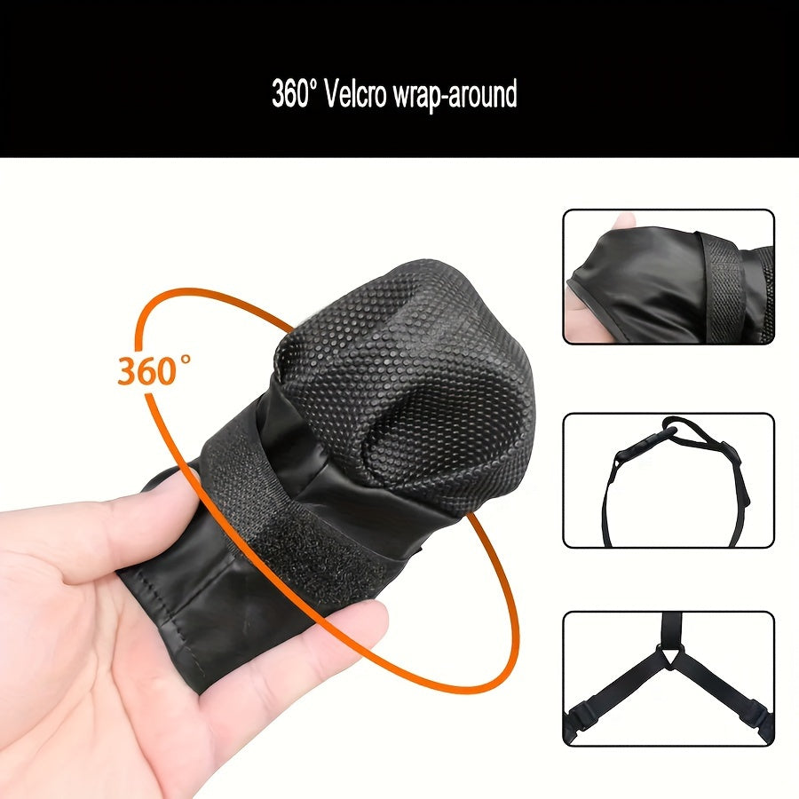 Scarpette Impermeabili per Cani con Cinghie Regolabili - Scarpe 4 Stagioni Antiscivolo Fodera Calda Riflettenti Lavabili Poliestere per Tutte le Taglie